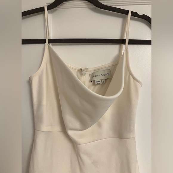 BHLDN Cali Satin Cowl-Neck Midi Slip Dress (US 0) - Picture 5 of 5